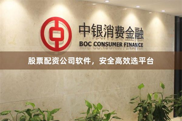 股票配资公司软件，安全高效选平台